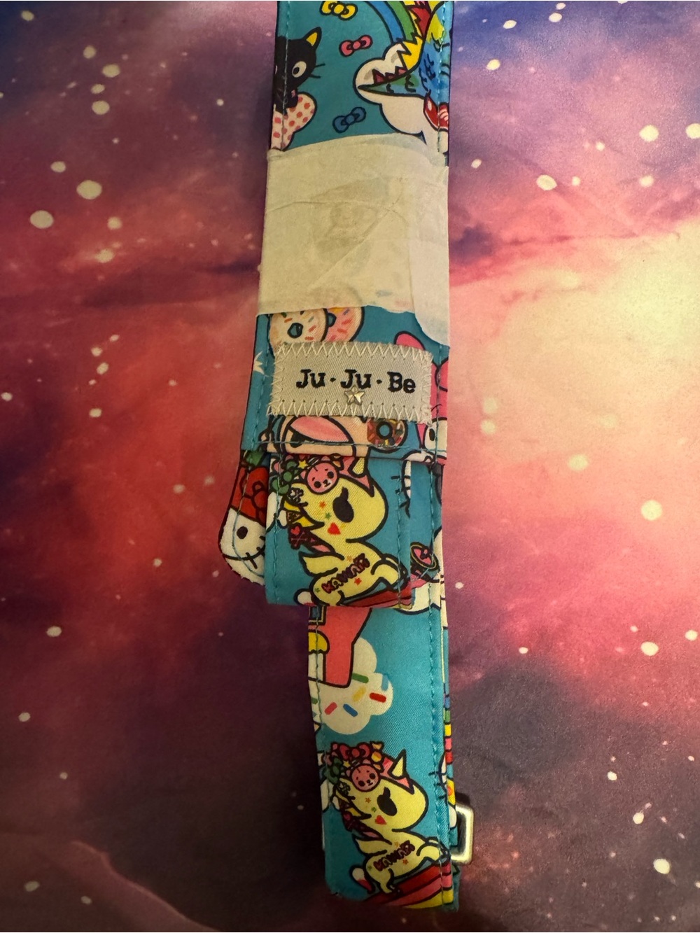 New rainbow dreams padded messenger strap - Picture 2 of 4
